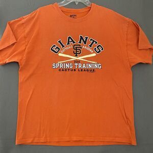 San Francisco Giants Shirt Mens XL Orange 2014 Cactus‎ League AZ Baseball MLB